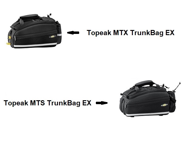MTS różnica MTX trunkbag Topeak EX